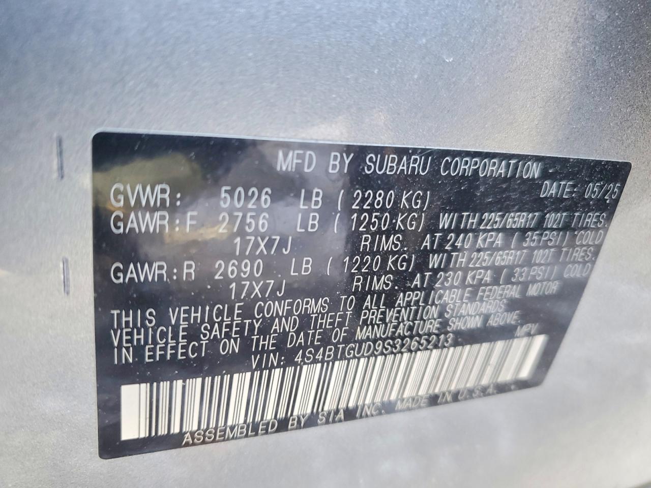 2025 Subaru Outback Wilderness