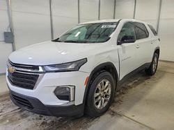 Chevrolet Traverse salvage cars for sale: 2022 Chevrolet Traverse ls