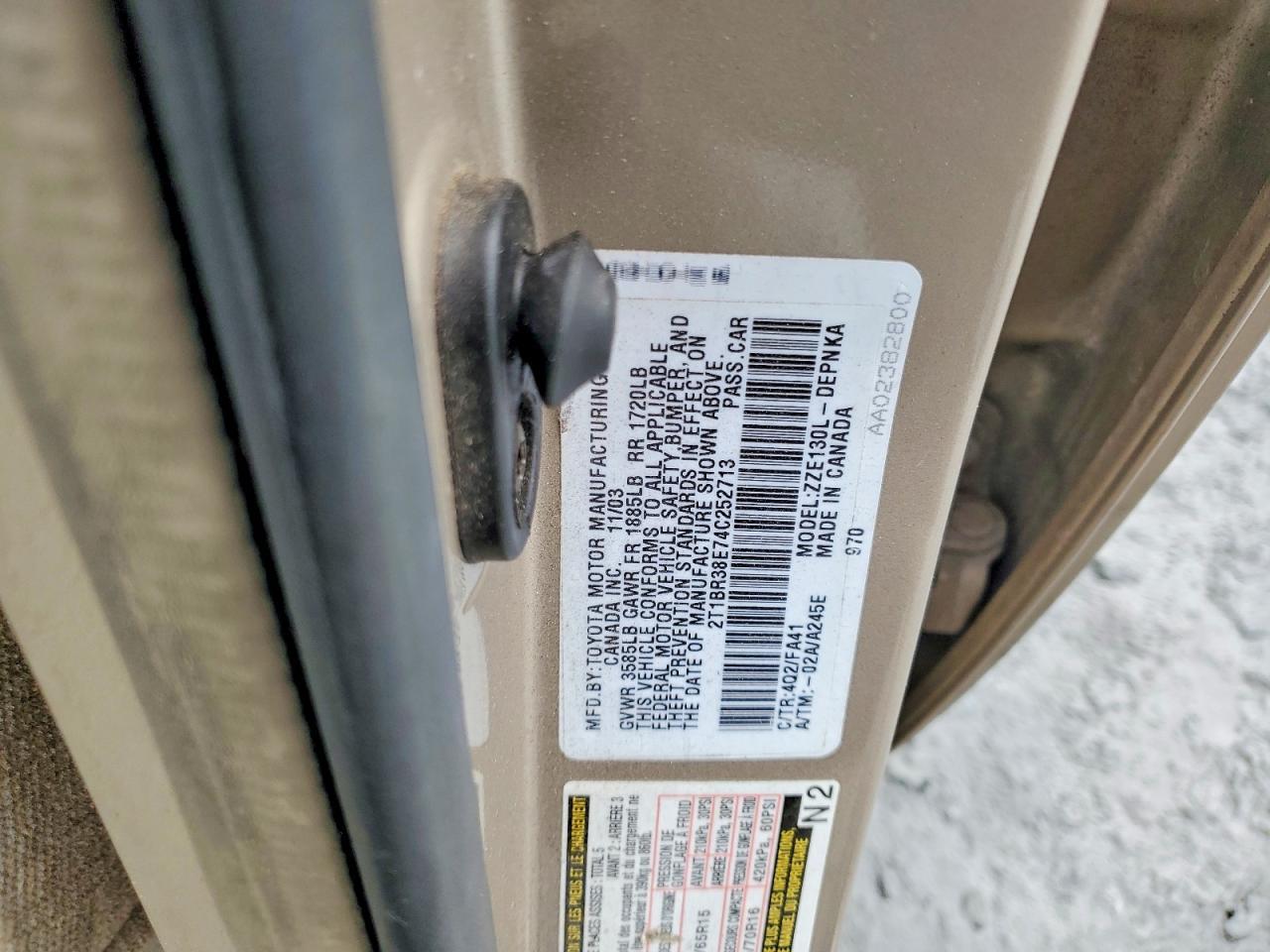 2004 Toyota Corolla ce