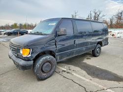 Salvage trucks for sale at Brookhaven, NY auction: 2006 Ford Econoline E350 Super Duty Wagon