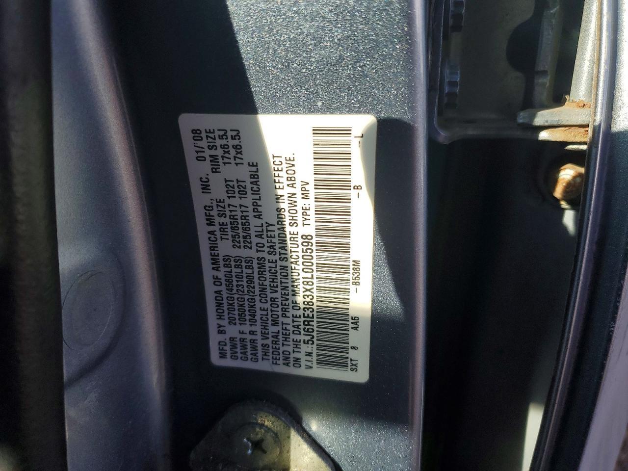 2008 Honda Cr-v lx