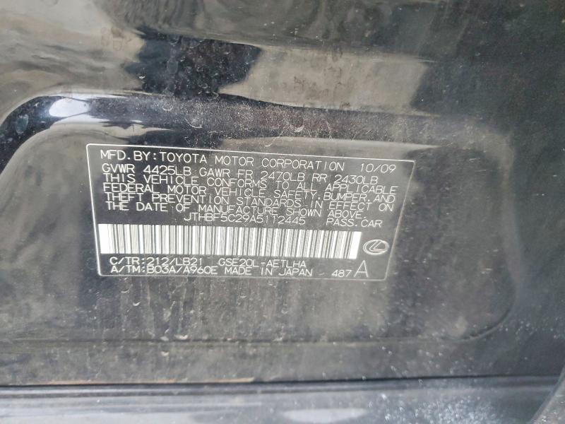 2010 Lexus Is 250