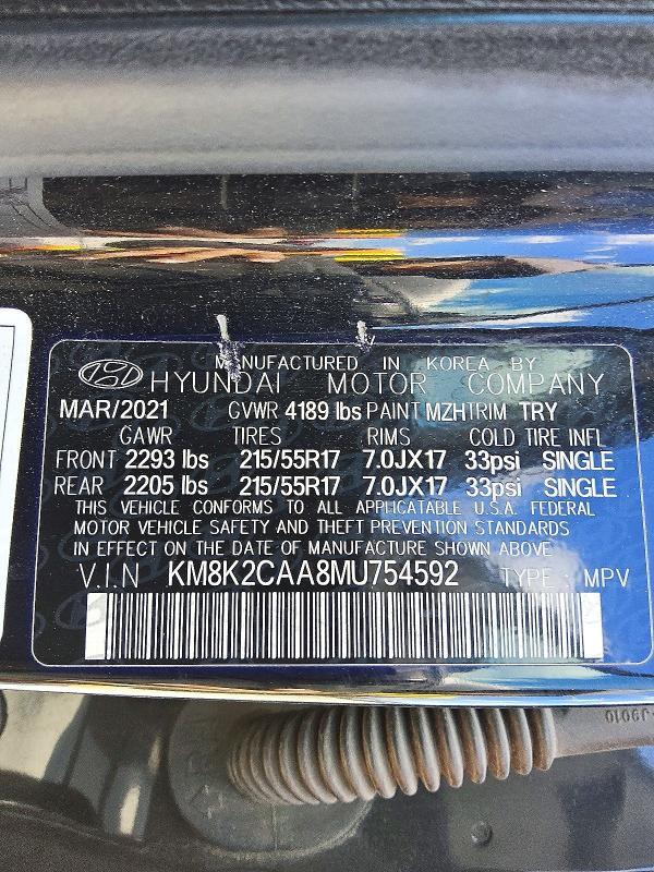 2021 Hyundai Kona sel