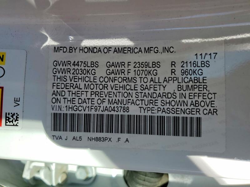 2018 Honda Accord Touring