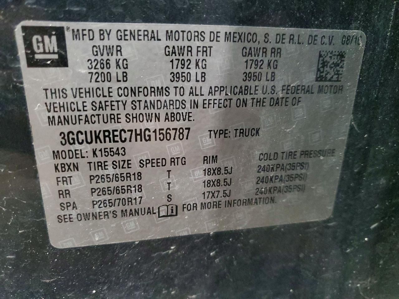 2017 Chevrolet Silverado K1500 lt