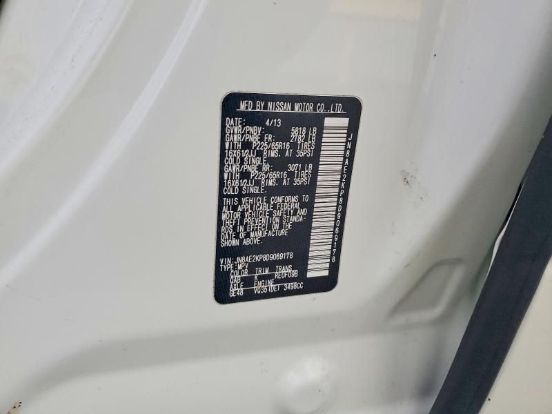 2013 Nissan Quest 3.5 s