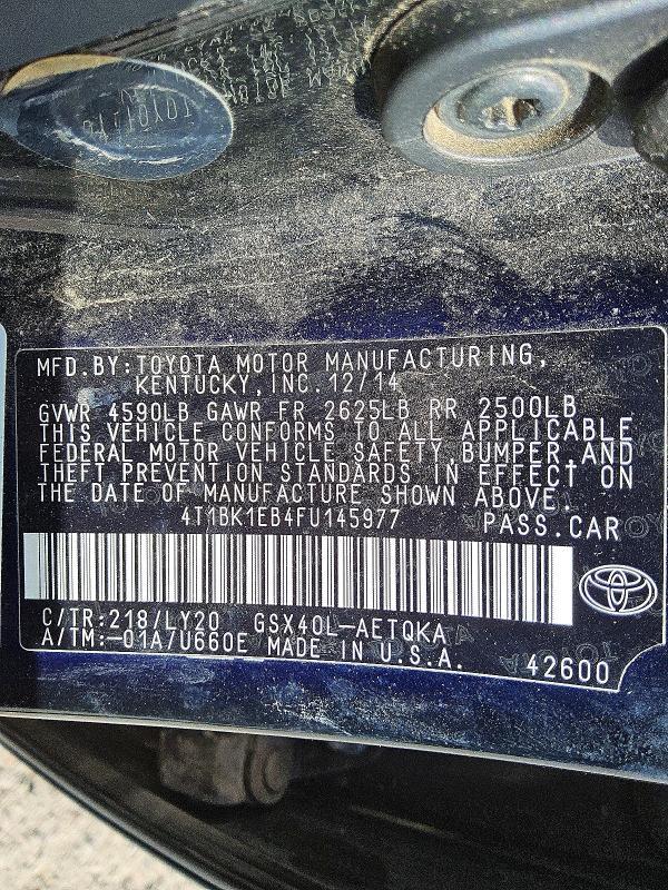 2015 Toyota Avalon xle
