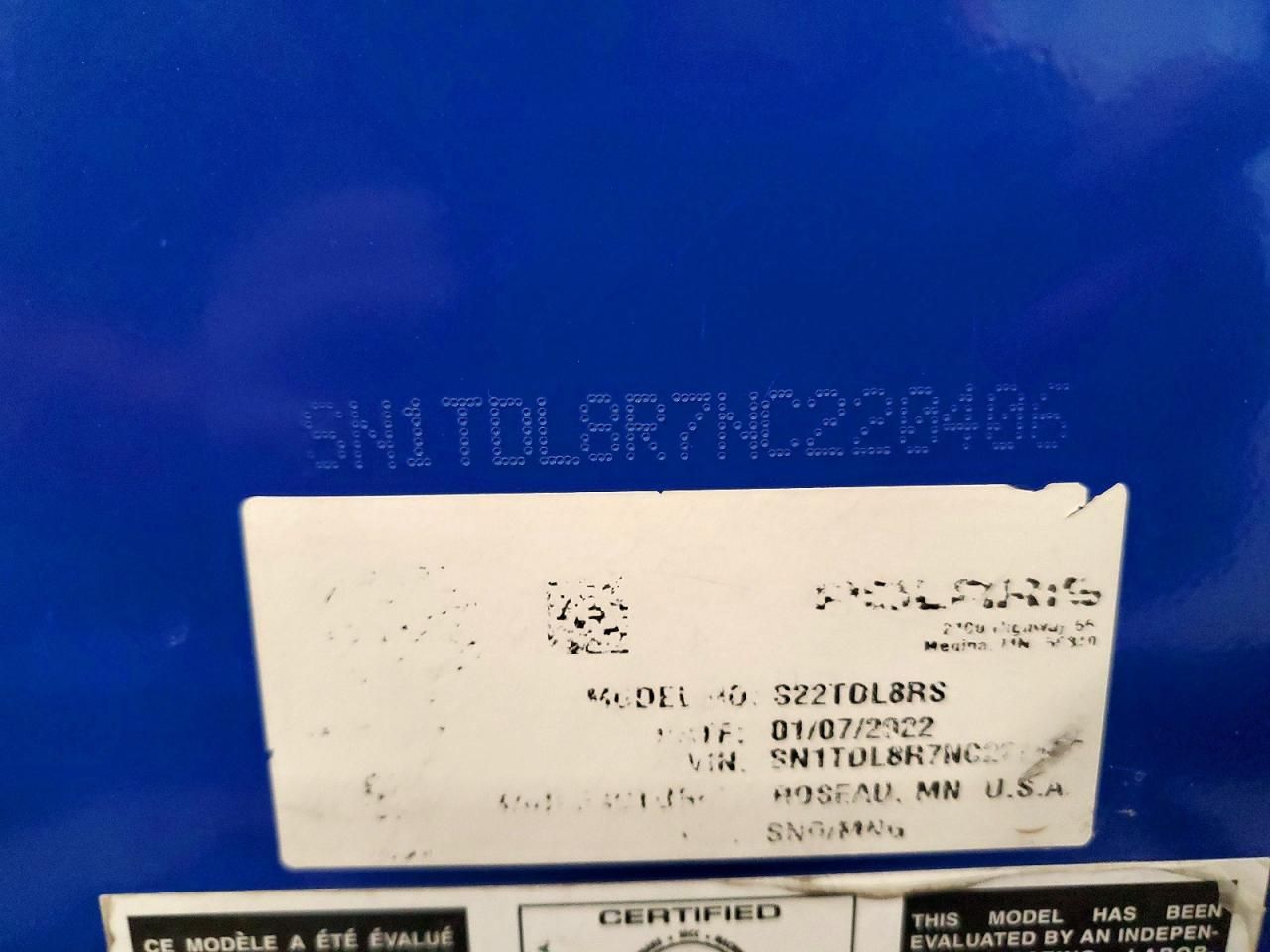 2022 Polaris Indy XCR 850 136