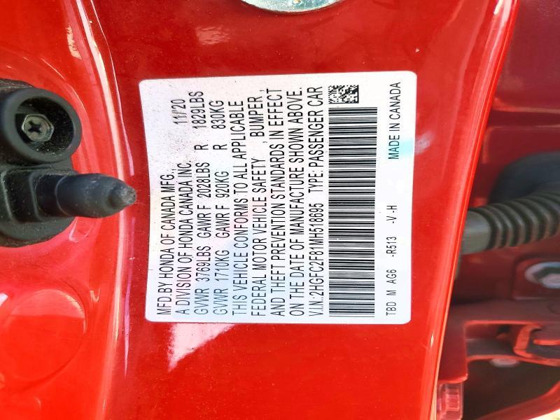 2021 Honda Civic Sport