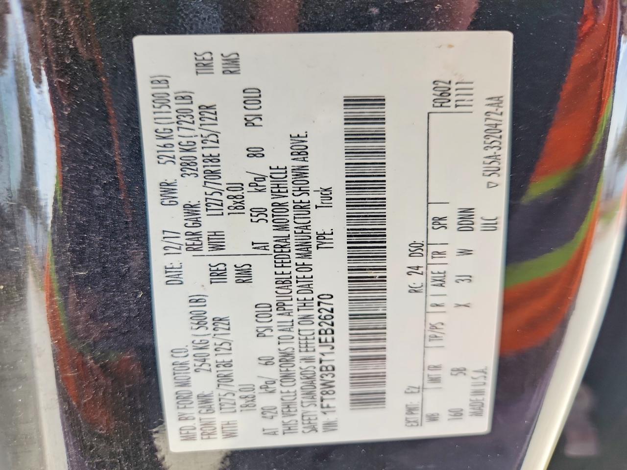 2018 Ford F350 Super Duty