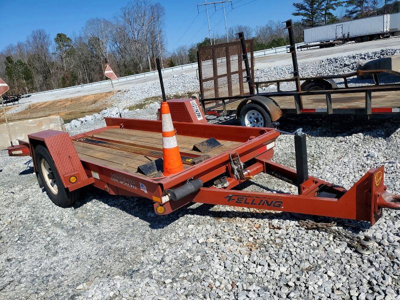 2017 Felling FT-6 T-1 Tilt Deck Equipment Trailer