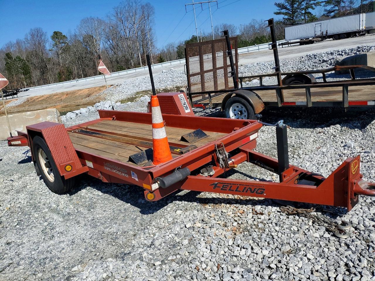 2017 Felling FT-6 T-1 Tilt Deck Equipment Trailer