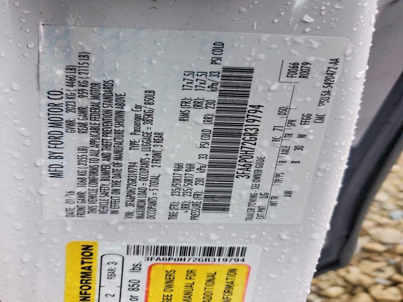 2016 Ford Fusion se
