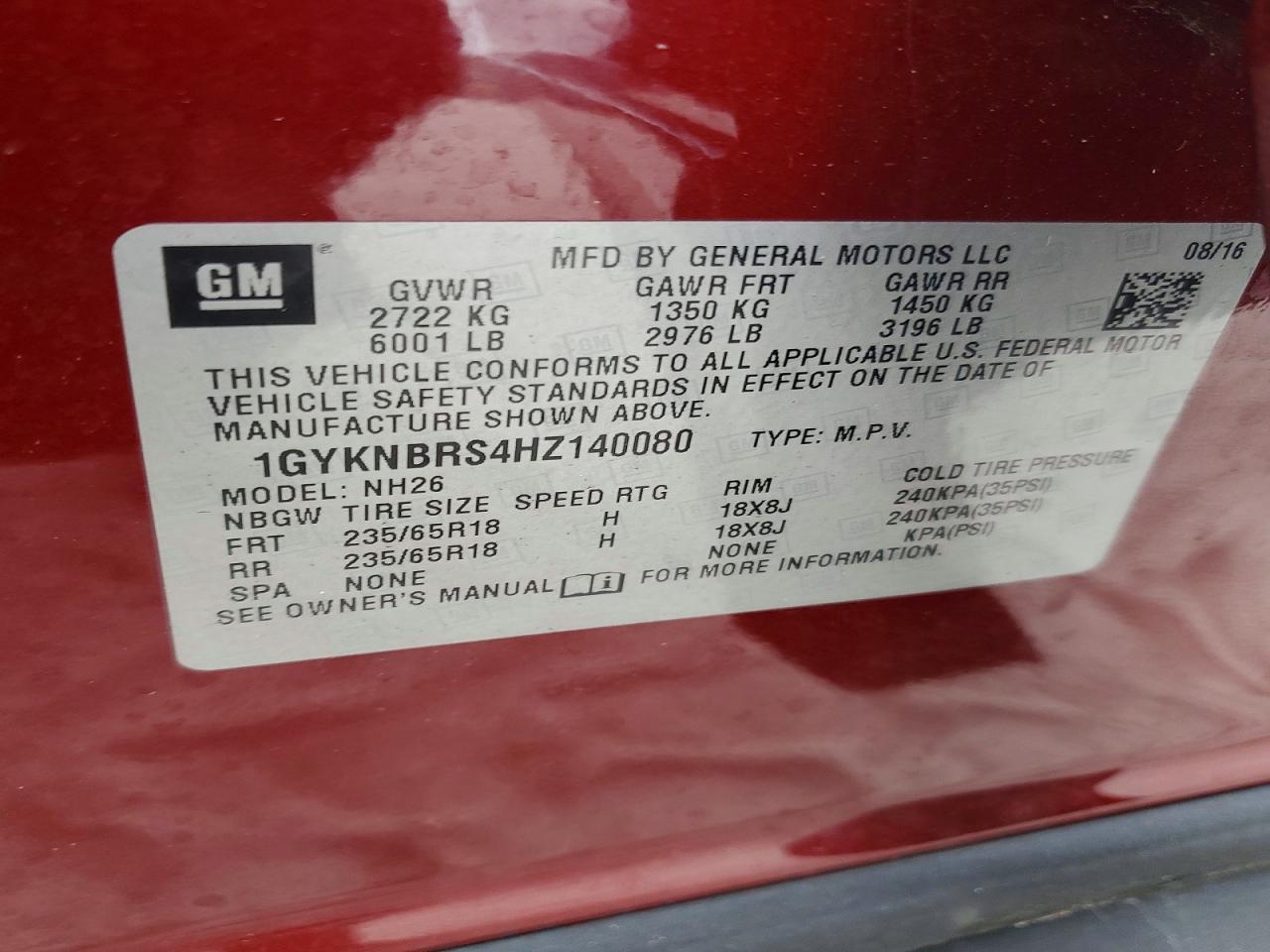 2017 Cadillac XT5 Luxury