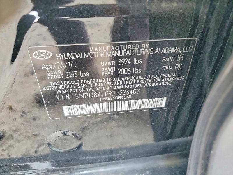 2018 Hyundai Elantra sel