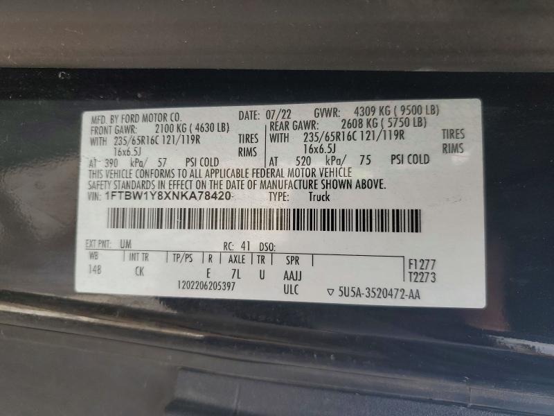 2022 Ford Transit 350 Utility / Service Van
