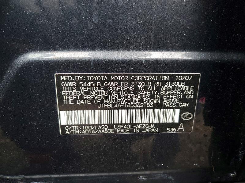 2008 Lexus Ls 460