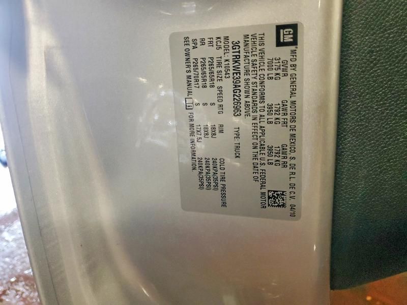 2010 GMC Sierra K1500 slt