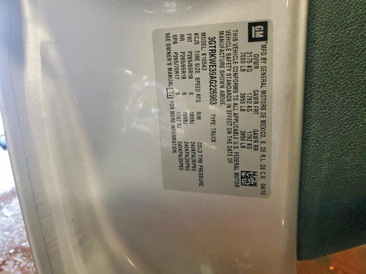 2010 GMC Sierra K1500 SLT