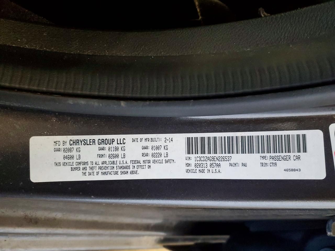 2014 Dodge Avenger se