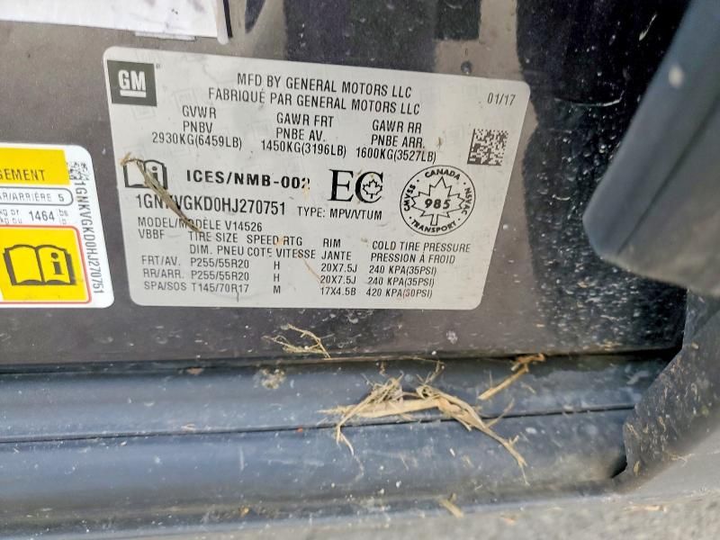 2017 Chevrolet Traverse lt