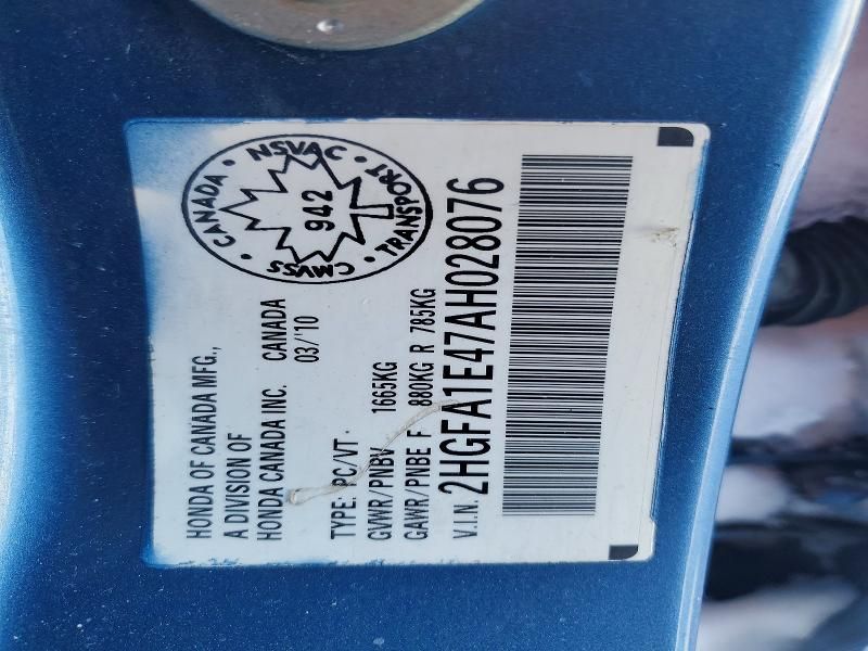 2010 Honda Civic Dx-g