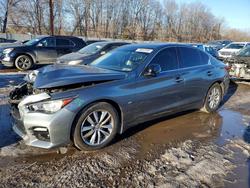 Salvage cars for sale from Copart Chalfont, PA: 2014 Infiniti Q50 Base