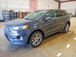 Ford salvage cars for sale: 2021 Ford Edge Titanium