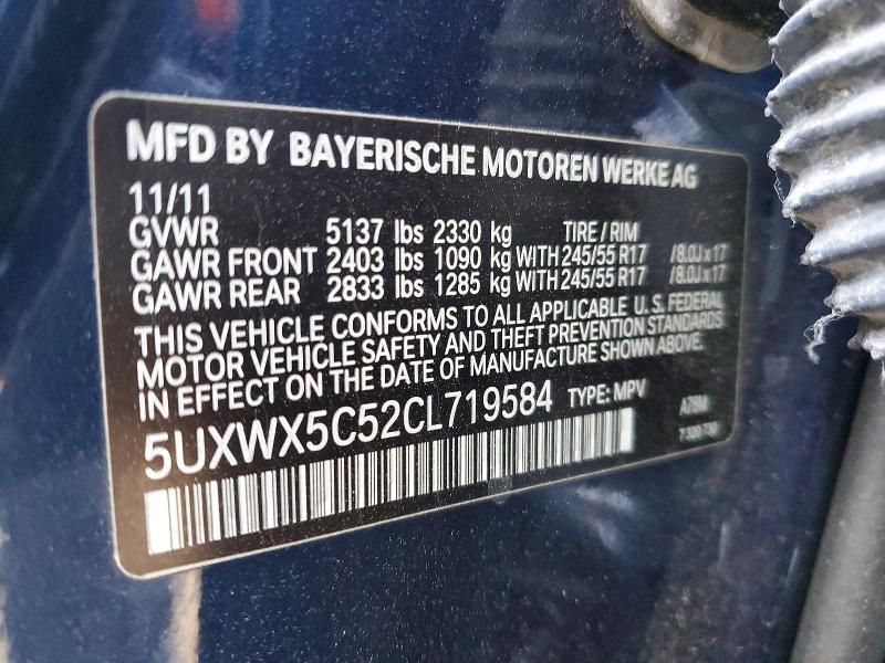 2012 BMW X3 Xdrive28i