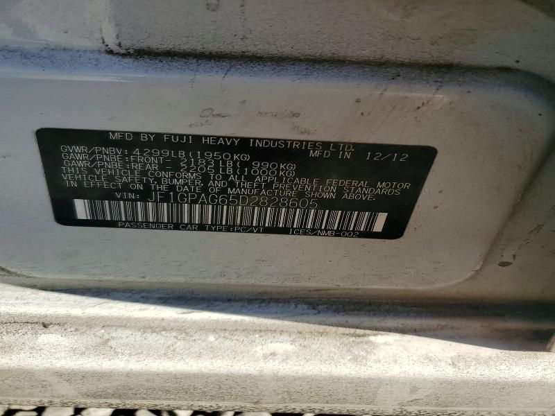 2013 Subaru Impreza Limited