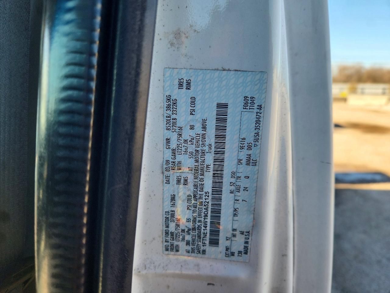 2009 Ford E150 Delivery Van