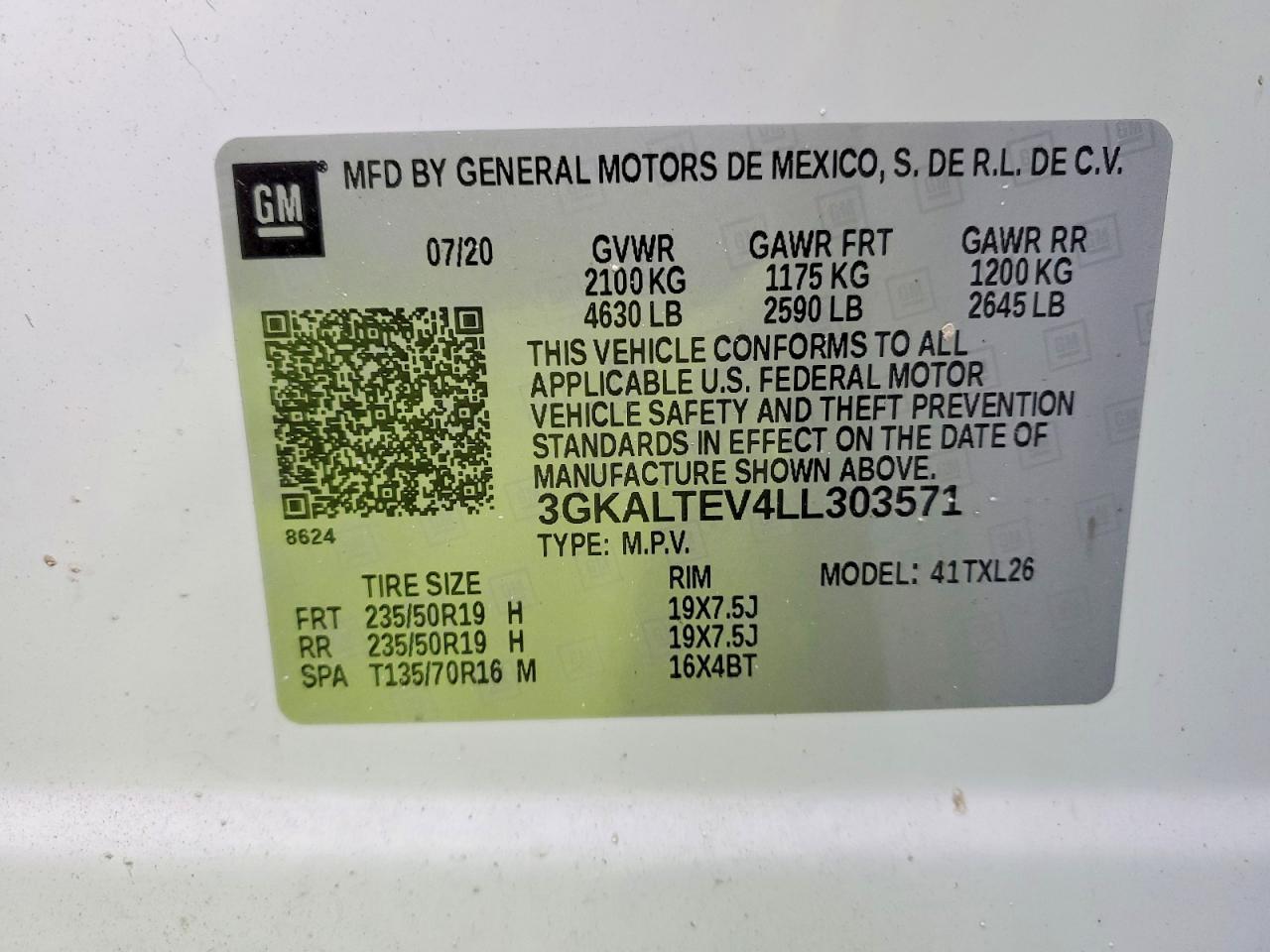 2020 GMC Terrain sle