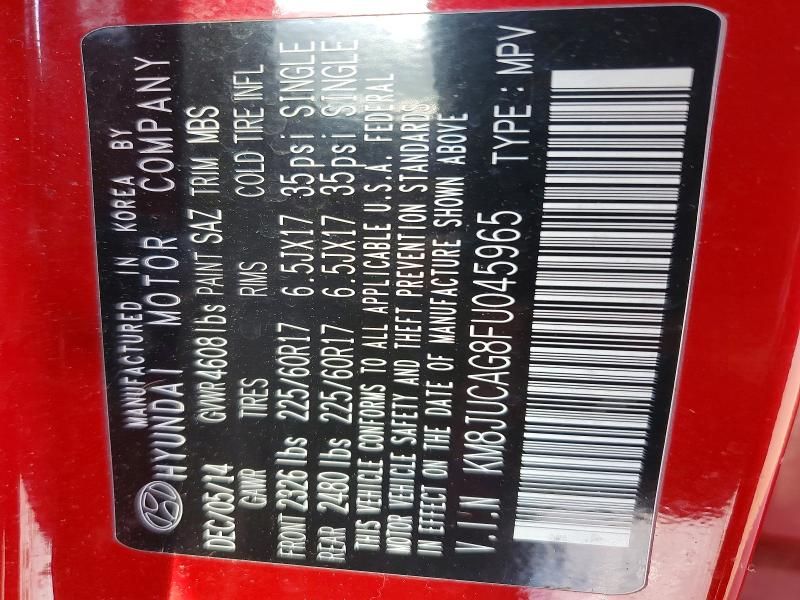 2015 Hyundai Tucson Limited