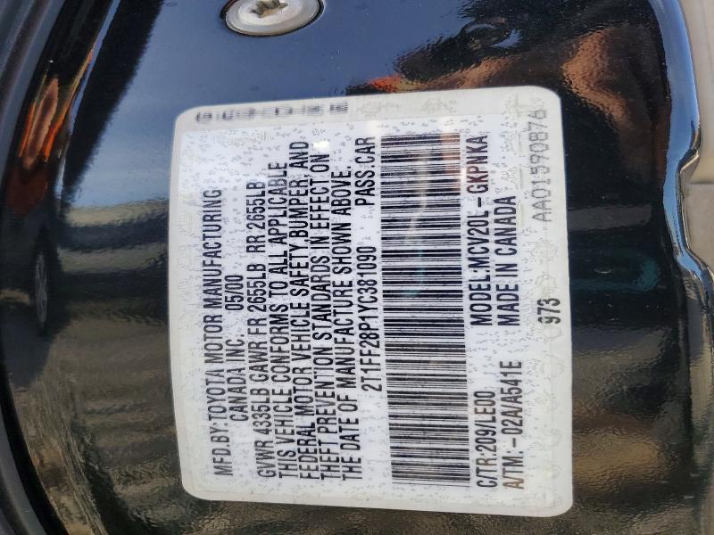 2000 Toyota Camry Solara se