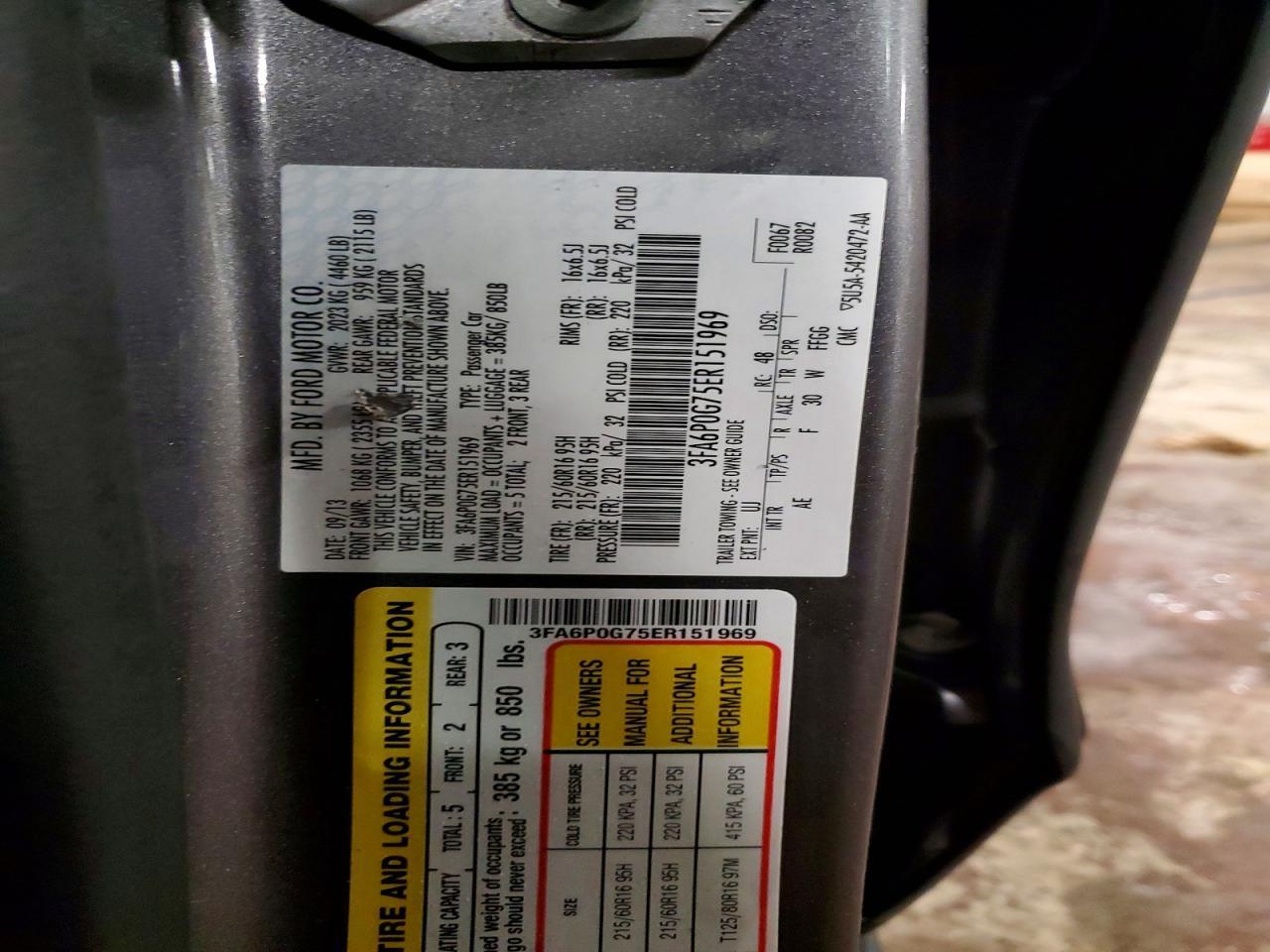 2014 Ford Fusion s