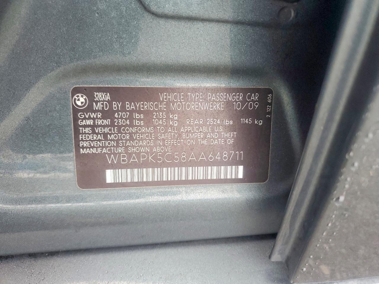2010 BMW 328 xi Sulev