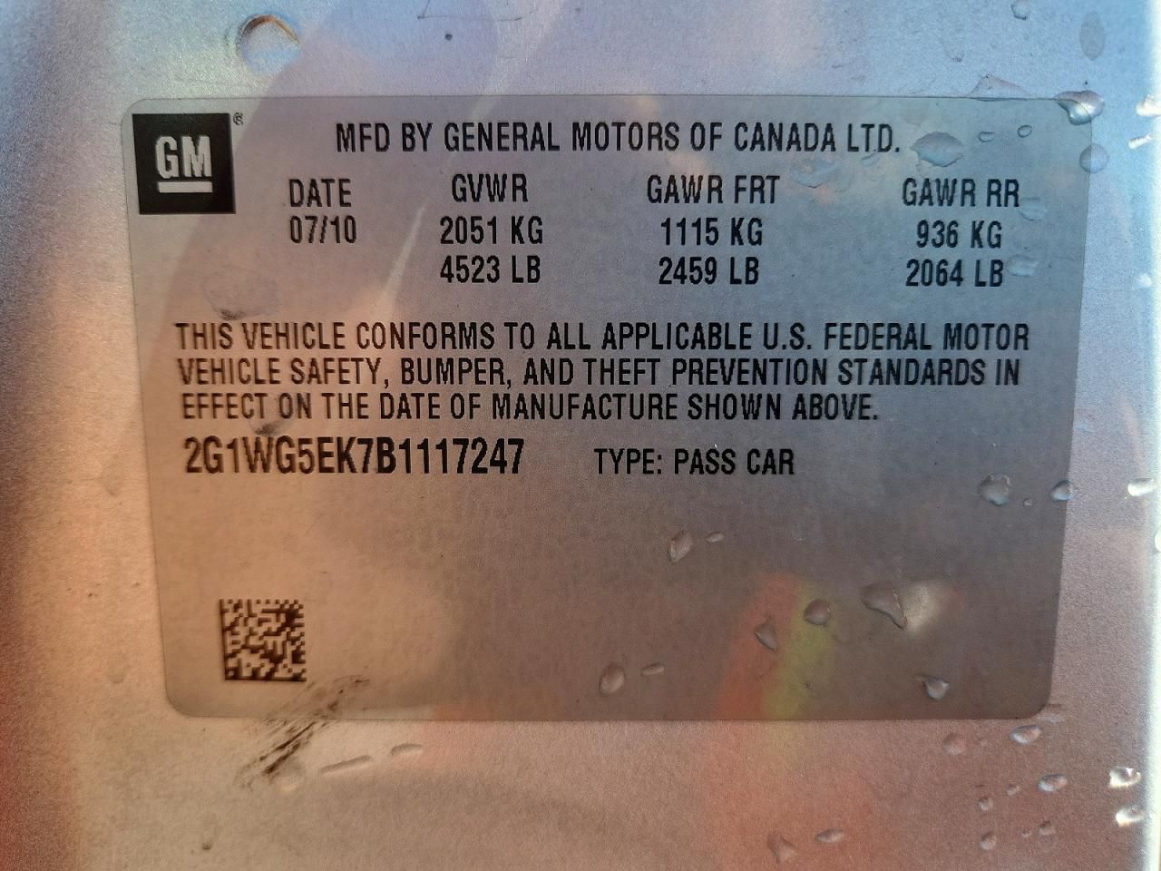 2011 Chevrolet Impala lt