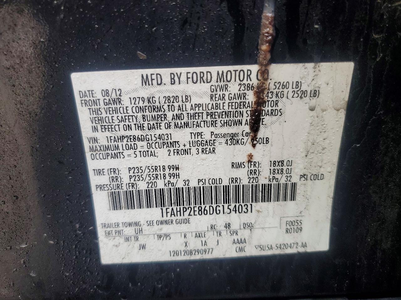2013 Ford Taurus sel