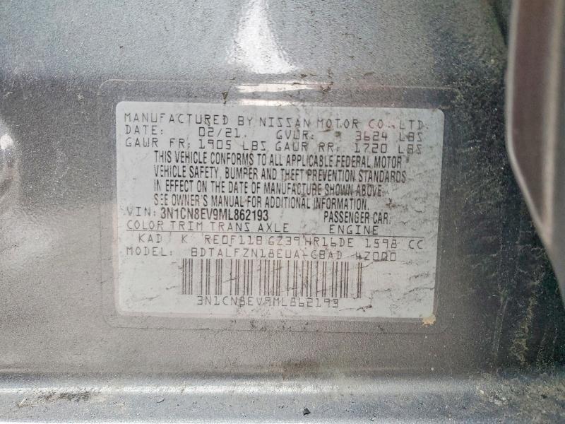 2021 Nissan Versa sv