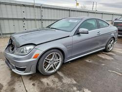Mercedes-Benz salvage cars for sale: 2013 Mercedes-Benz C 63 amg