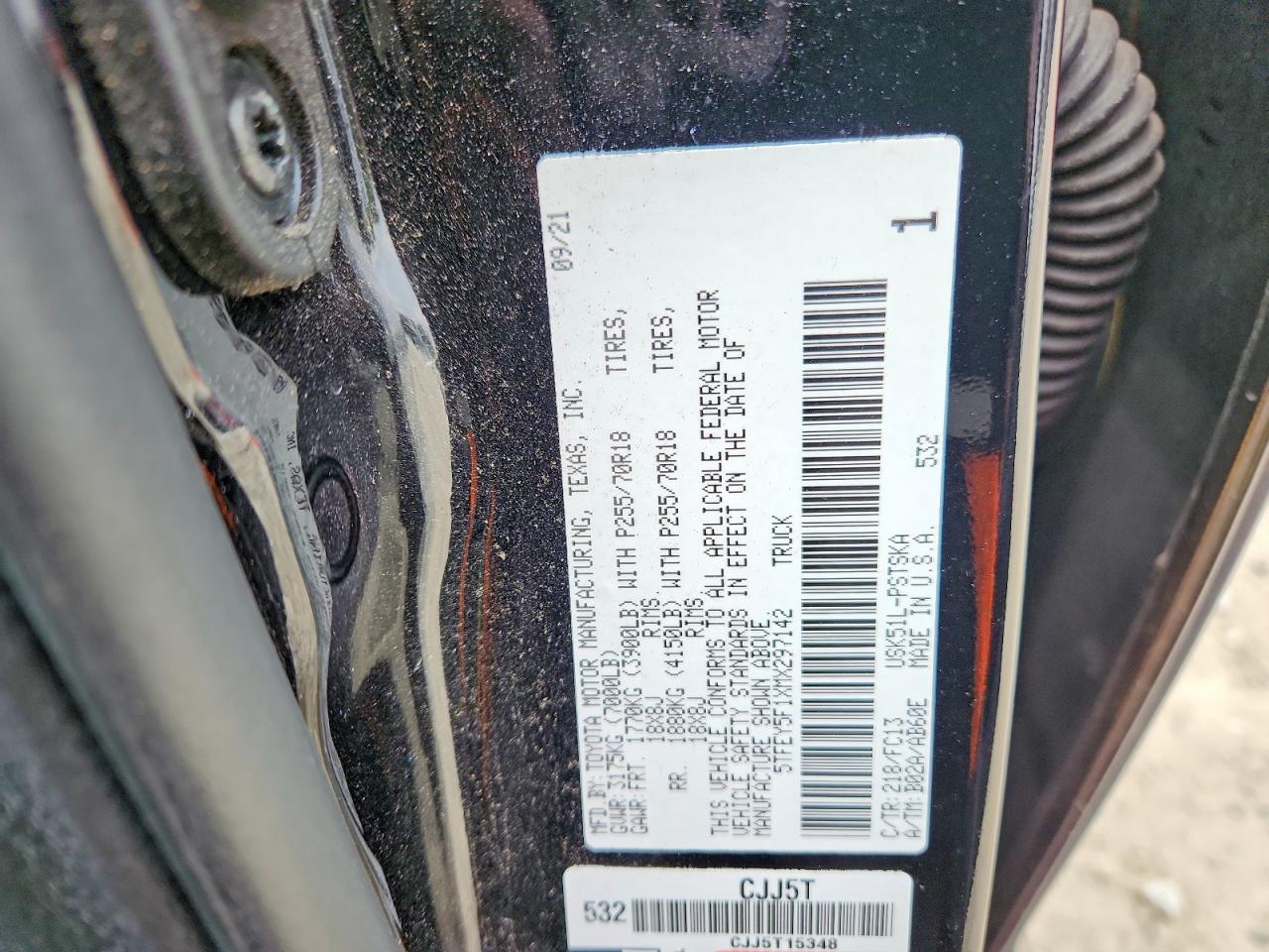 2021 Toyota Tundra Crewmax SR5