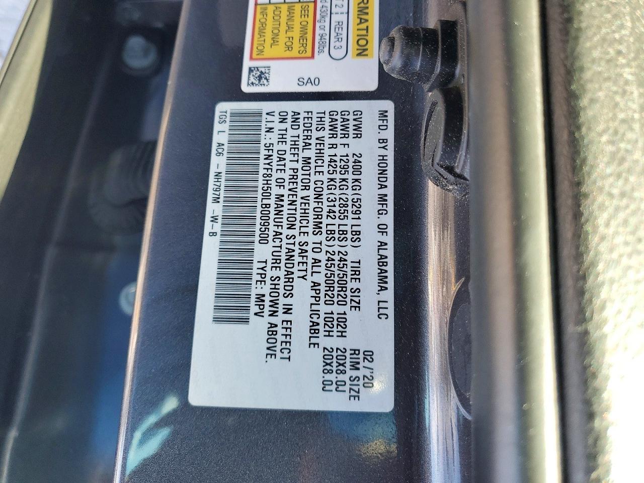 2020 Honda Passport exl