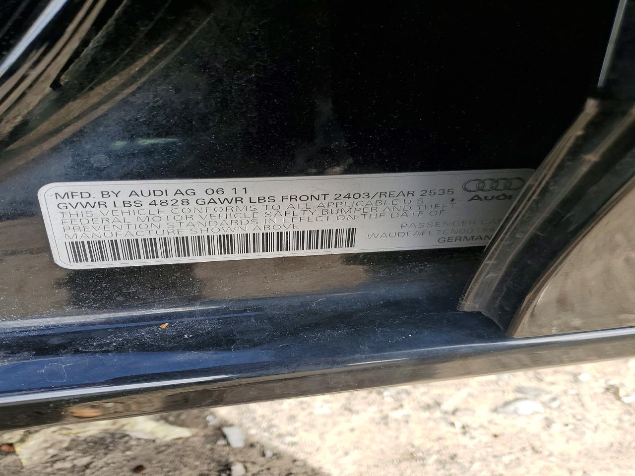 2012 Audi A4 Premium