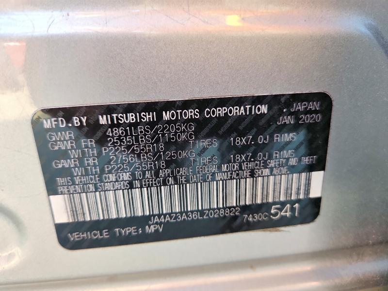 2020 Mitsubishi Outlander se
