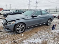 Mercedes-Benz salvage cars for sale: 2018 Mercedes-Benz C 300 4matic