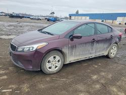 Vehiculos salvage en venta de Copart Woodhaven, MI: 2018 KIA Forte lx