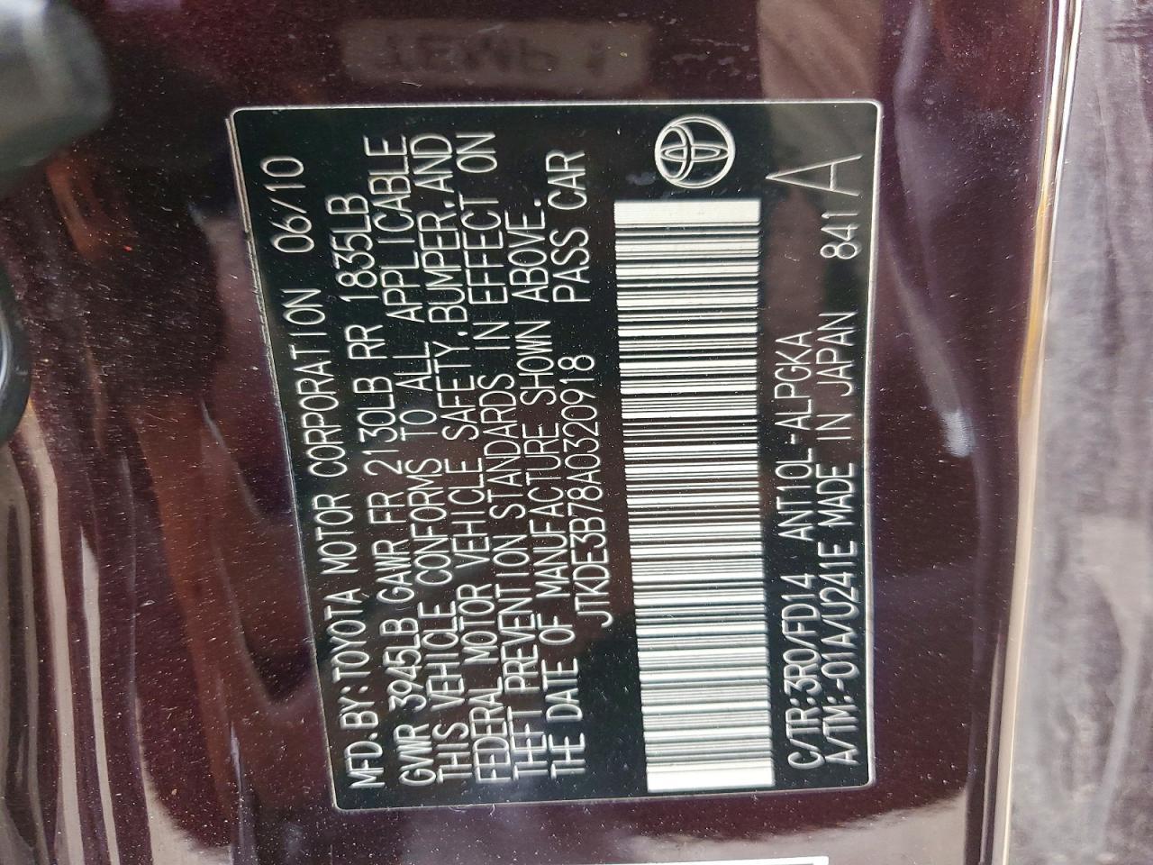 2010 Scion TC