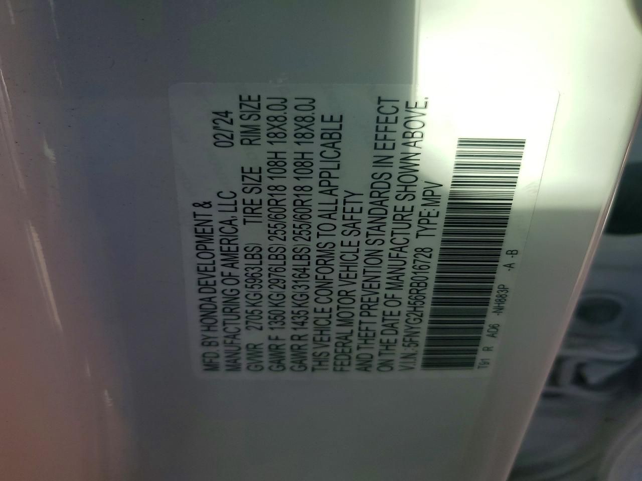 2024 Honda Pilot exl