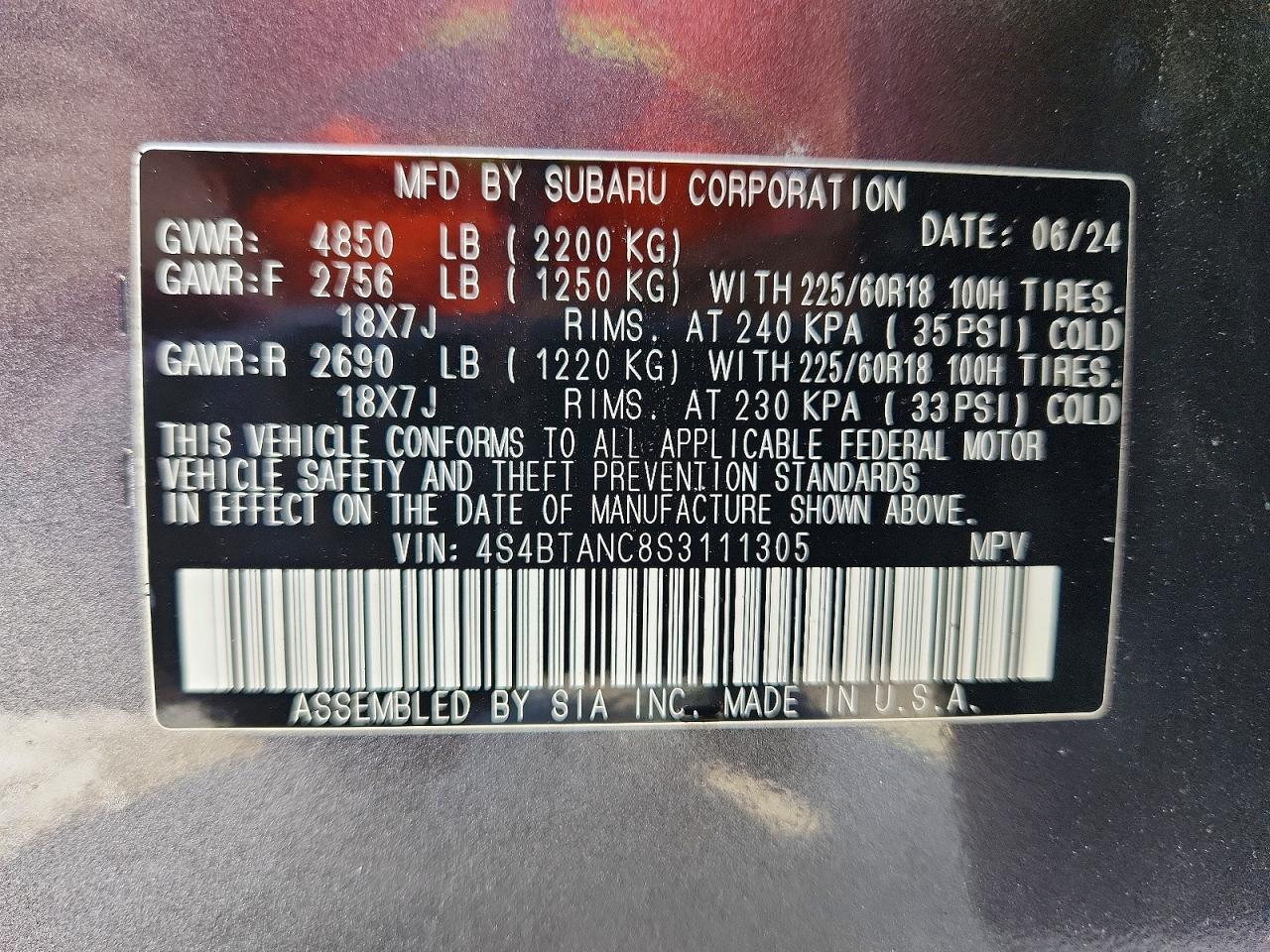 2025 Subaru Outback Limited