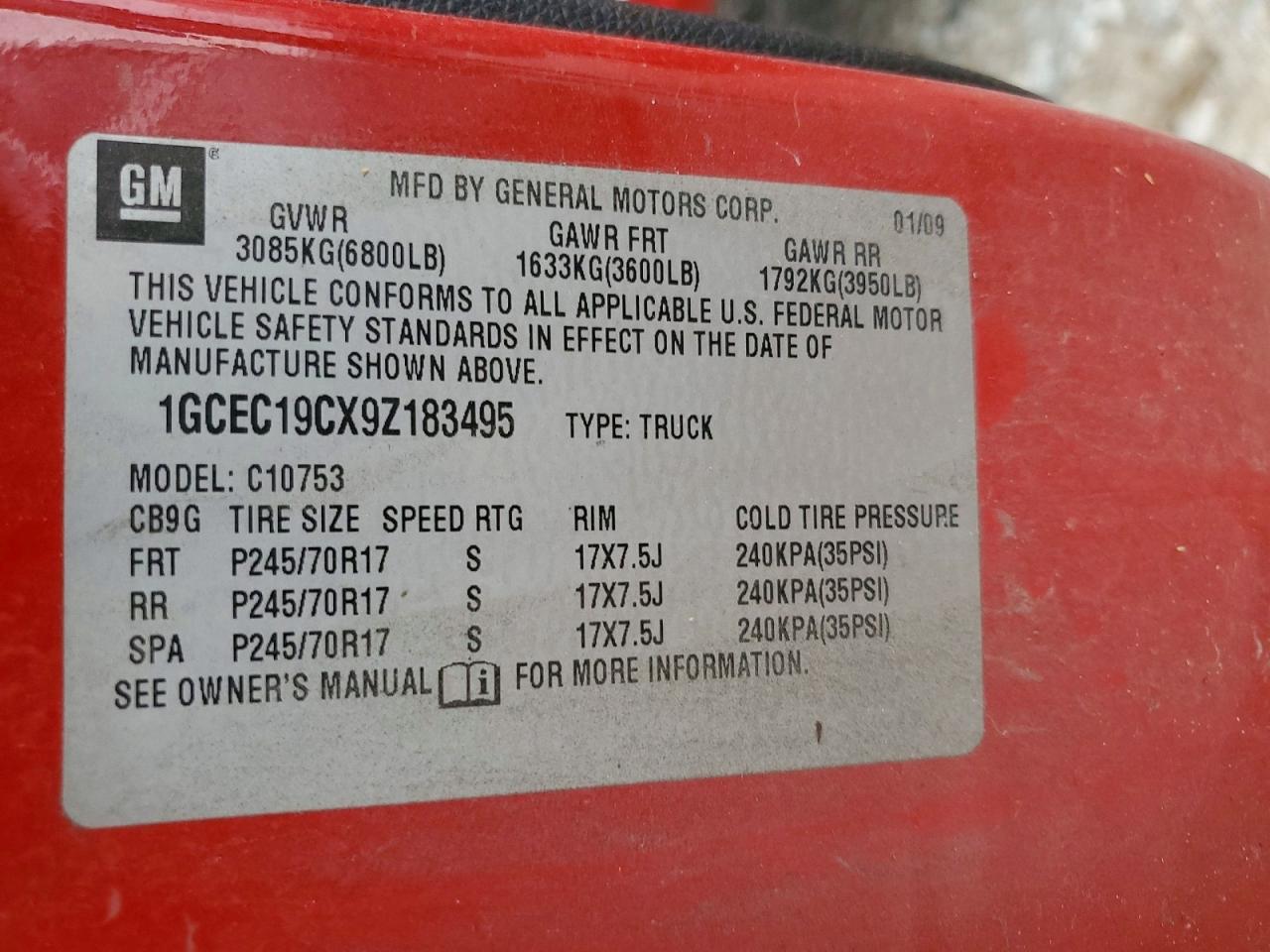 2009 Chevrolet Silverado C1500